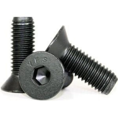 NEWPORT FASTENERS #0-80 Socket Head Cap Screw, Black Oxide Alloy Steel, 5/8 in Length, 1000 PK 600875-1000